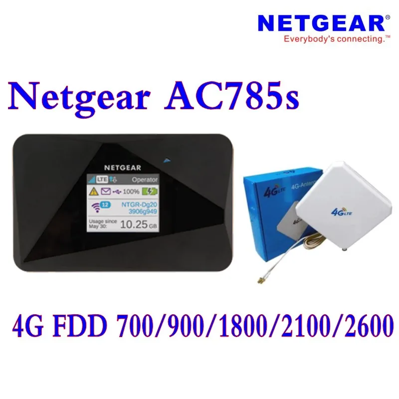 Unlocked Netgear AirCard 785S (plus 4g antenna)LTE Mobile Ho