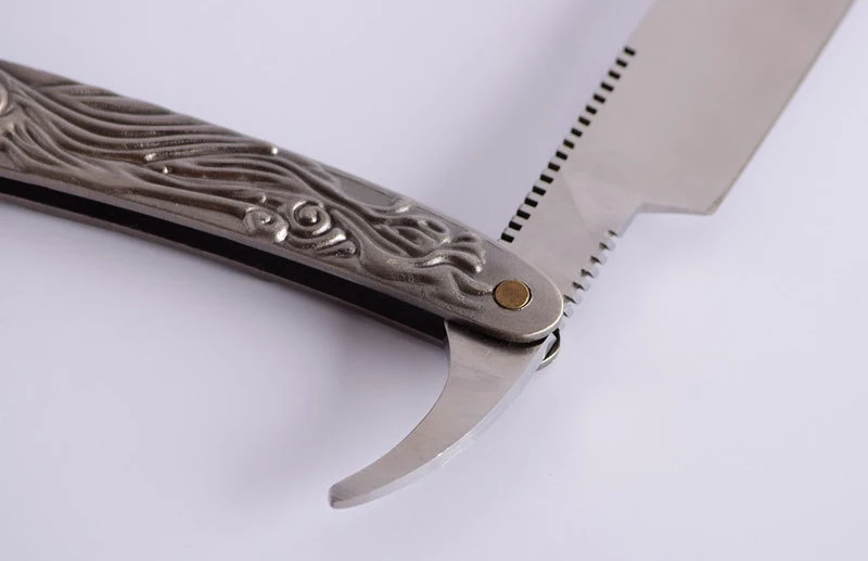 Бесплатная доставка Классическая старая серия бритва алюминиевая ручка