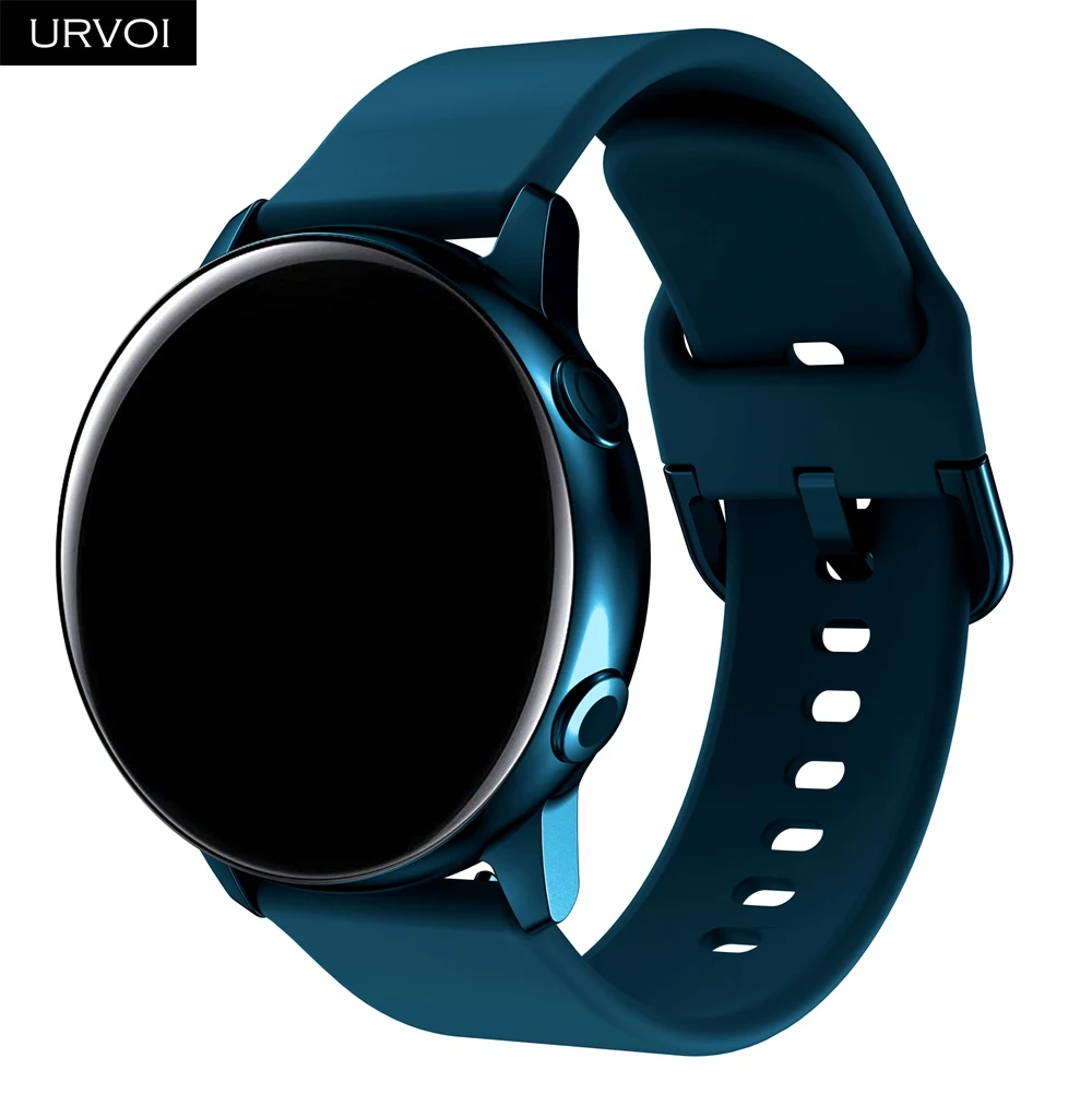 URVOI ремешок для Galaxy Watch Active 42 мм спортивный силиконовый ремешок Официальный Дизайн быстроразъемные контакты мягкая удобная замена