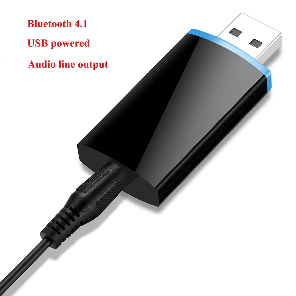 2.4 мГц Автомобиль Bluetooth громкой связи AUX адаптер с линии USB 3.5 мм автомобилей