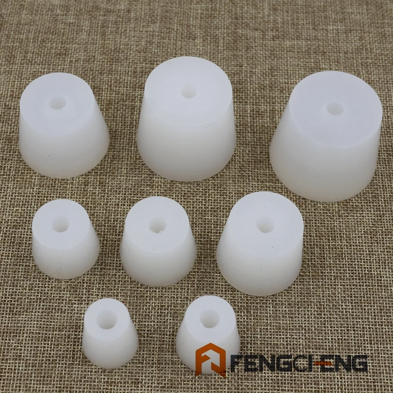 

2pcs 3# -10# Silicone Plug With Hole for Airlock Homrebrew and Wine Food Grade Silicone Rubber Stopper Free Shipping