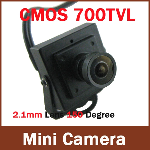 2.1 мм Широкий формат HD Mini 700TVL 1/4 ''CMOS безопасности Видео Цвет CCTV Камера|cctv