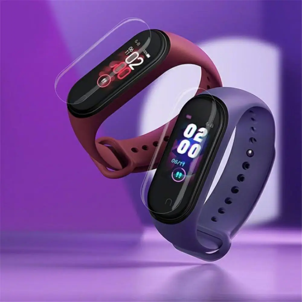 Для Xiaomi Miband 4 голая пленка мягкая пленка Hd пленка защитная пленка гладкая поверхность Автоматическая Адсорбция Чувствительная манипуляция