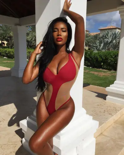 Женский купальник женский цельный бикини сексуальный красный пэчворк Монокини