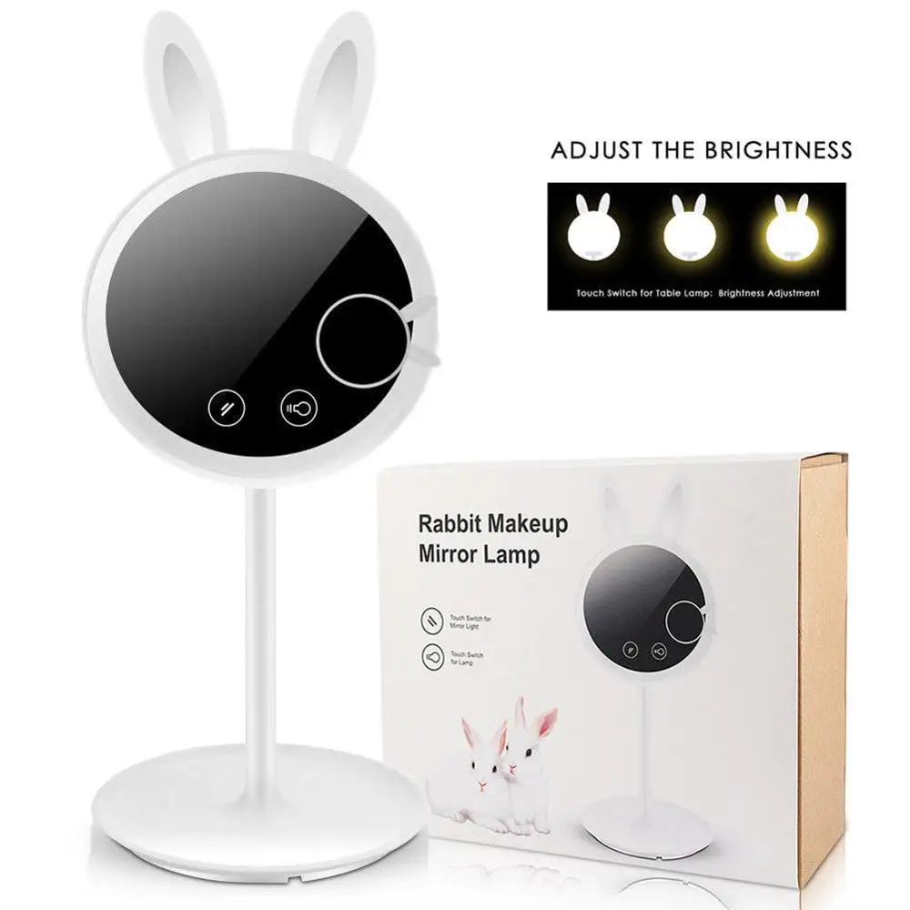 Новый LED косметическое Освещение Кролик макияж зеркало диммер сценический