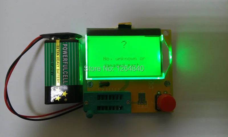 2016 new LCD Display yellow-green Backlight ESR Meter LCR led Transistor Tester Diode Triode Capacitance MOS PNP/NPN | Электронные