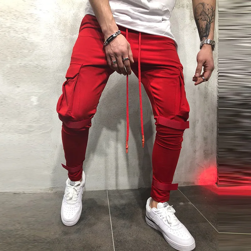 Новые мужские брюки для пробежек спортивные штаны тренировки в тренажерном зале