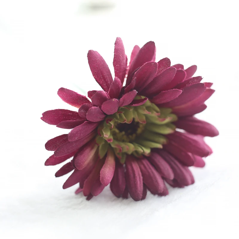 New Arrival Silk Gerbera Artificial Flower Bouquet For Wedding Car Decoration DIY Garland Decorative Floristry Flowers GHMY | Дом и сад