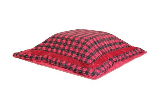 Японская мебель Kotatsu ножки складные Реверсивный верх белый/серый маленький квадрат 75 см для 1-2 человек с низким подогревом Азиатский низкий стол