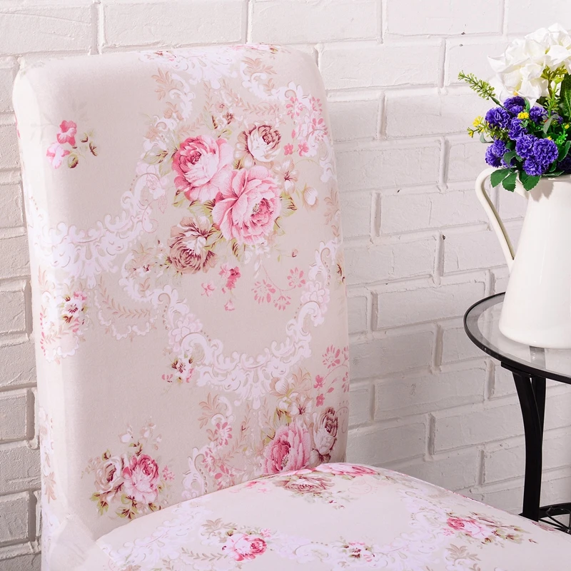 Agtyln стрейч полиэстер Обеденная свадебный банкет multi Стиль Цветочный принт узор