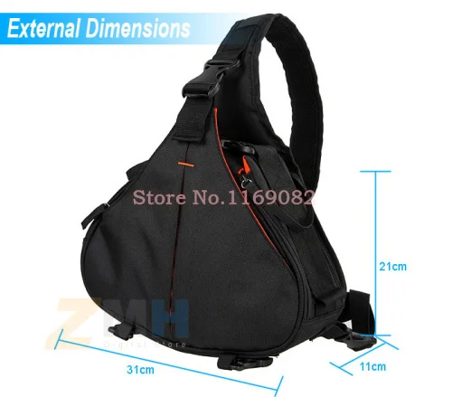DSLR Shoulder Camera Bag Video Portable diagonal Triangle Carry Case foR Canon 600D D600 7D 5D2 60D Nikon D90 D60 D700 D7000 | Электроника