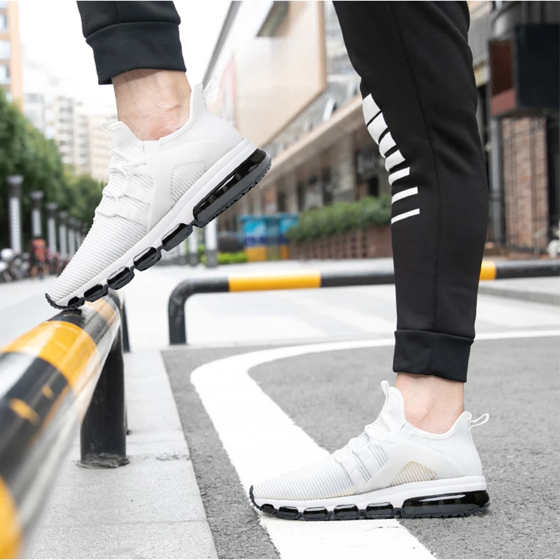 ONEMIX New Men's Running Shoes in Black for Lover Walking Shoes Outdoor Sport Sneakers For Jogging Sneakers size EU36-47