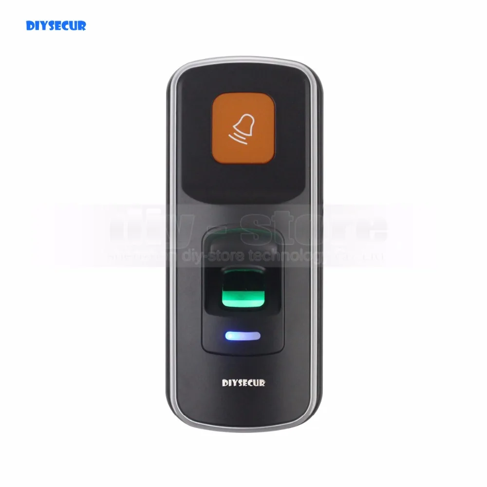 DIYSECUR 1000 пользователей отпечатков пальцев 125 кГц RFID кард ридер 2 в 1 Дверной Замок
