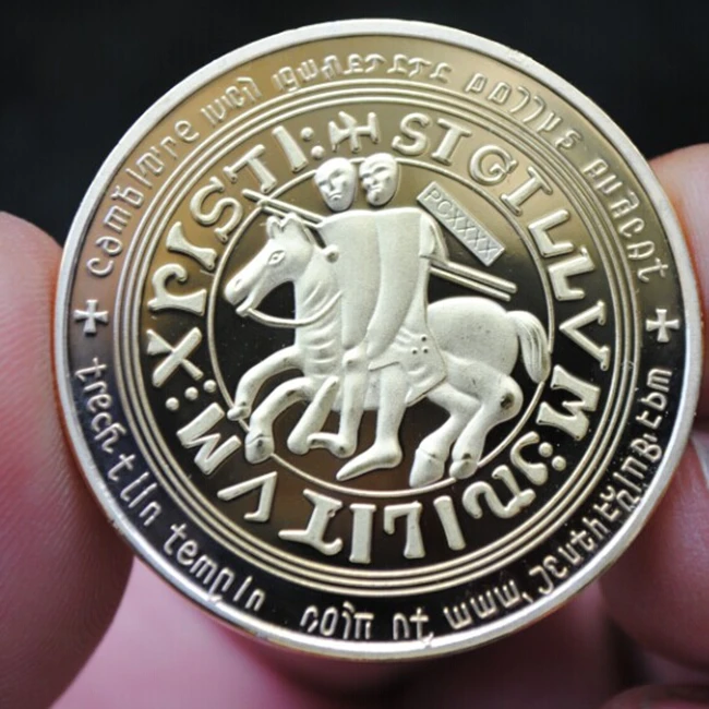 Жёлтый позолоченный крест Европейский рыцарь британские медали греческие