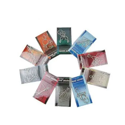 Развивающие игрушки для взрослых кольцо решение литой Metal ring Puzzle классические