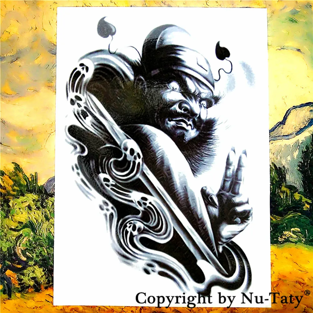 Временная татуировка SHNAPIGN Восточный экзорцист боди арт флеш наклейка s 21*15 см