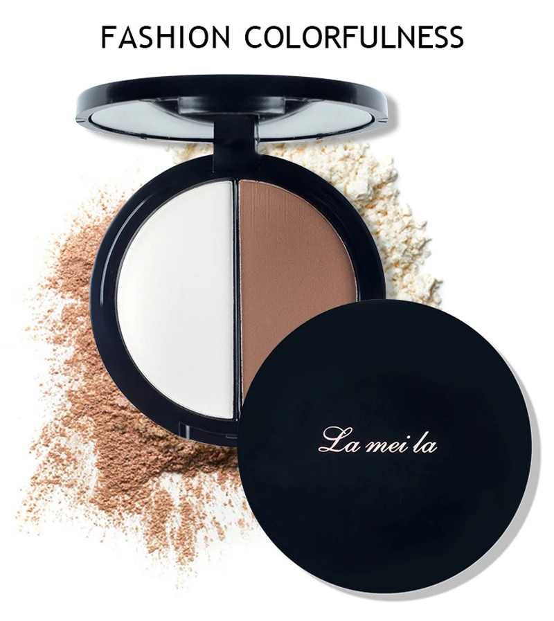 2 вида цветов отбеливающая хайлайтер бронзатор основа палитра водостойкая