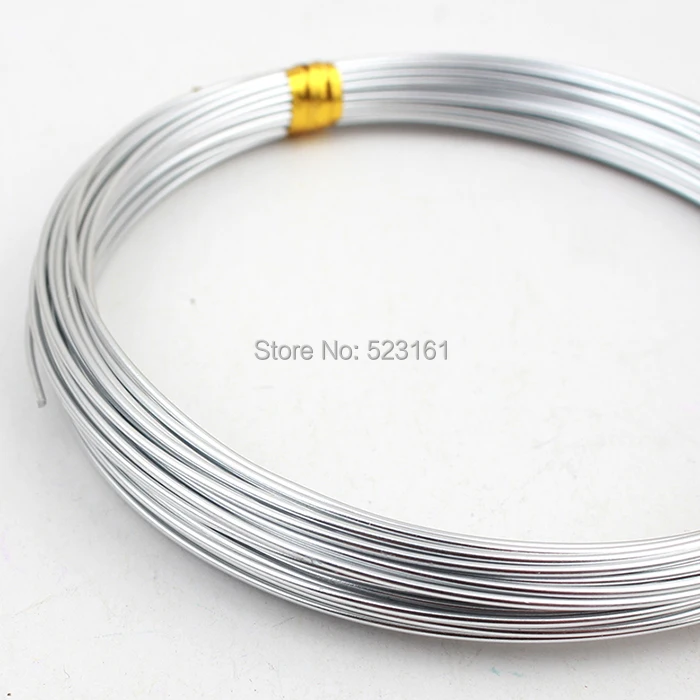 Алюминиевая проволочная катушка 1 0 мм 18 дюймов 20 цветов|aluminium wire|metal wirealuminum wire coil |
