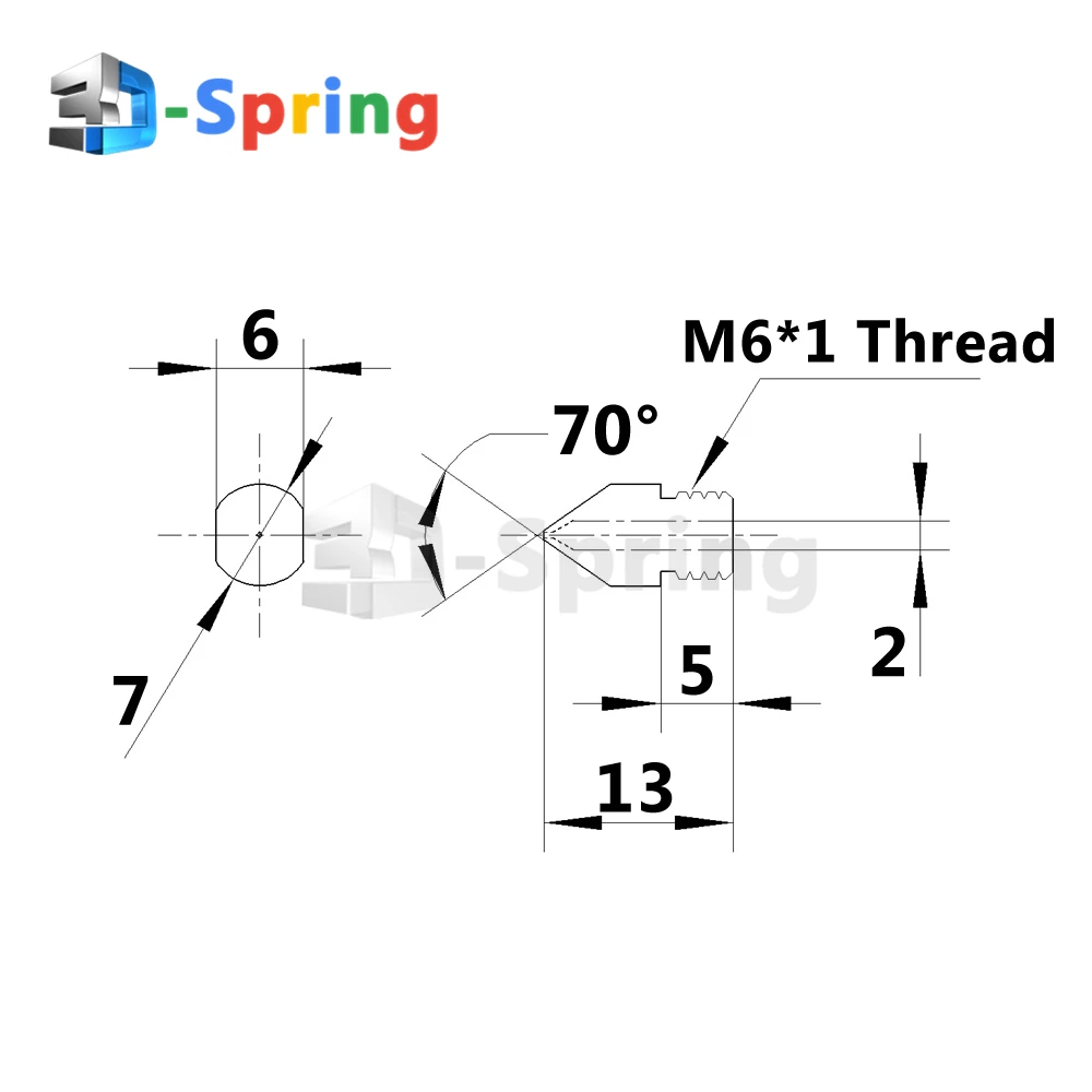 MK8 сопло из закаленной стали 0 4 1 5 мм CR10 для 3D принтера Creality Cr10s Ender 3 экструдер нить