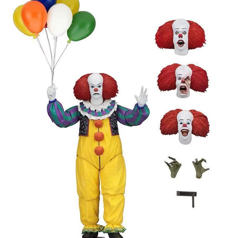 NECA IT Pennywise 1990 Stephen King's It модель клоуна коллекция игрушек для Хэллоуина украшение