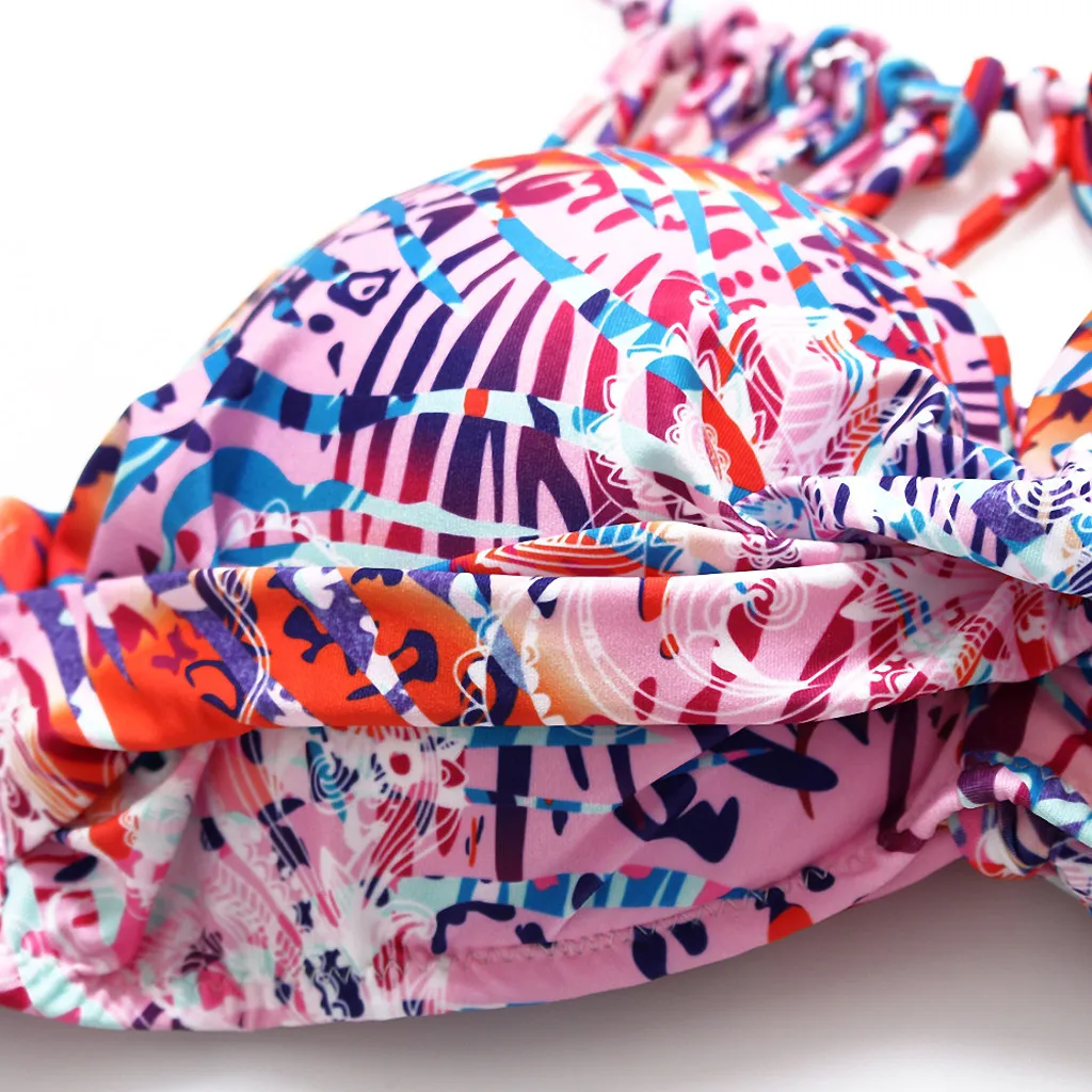 SAGACE привлекательный женский купальник розовое бикини 2019 Лидер продаж на лифчике