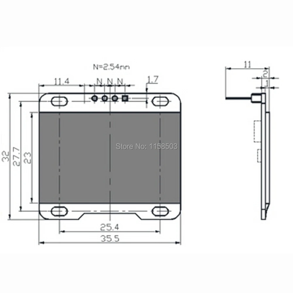 1.3 Дюймов белый OLED LCD Модуль I2C IIC Серийный 128X64 СВЕТОДИОДНЫЙ Дисплей Модули для Arduino