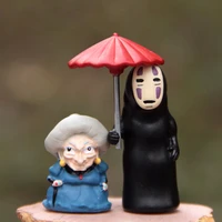 no face man yubaba model toy miyazaki hayao spirited away resin action figure collectible doll toy for kids landscape home decor