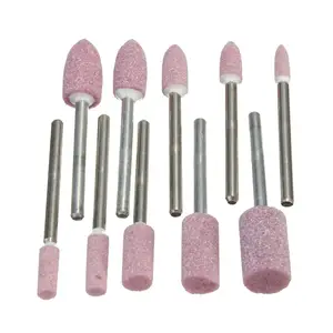 HHTL-10Pcs абразивный монтируемый камень роторный инструмент шлифовальный круг 14 дюйма хвостовик