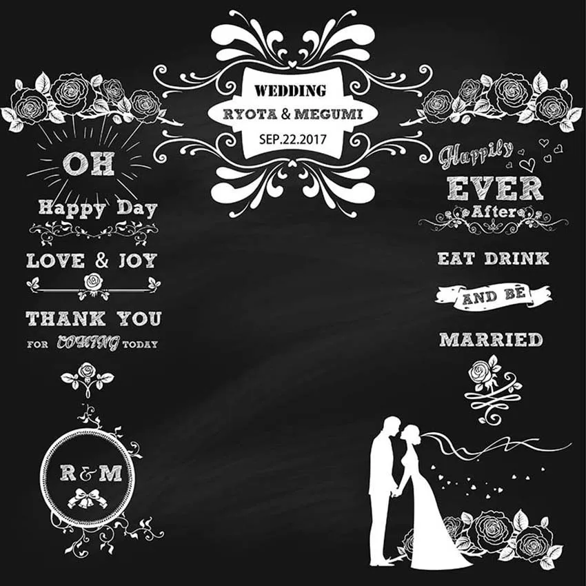 Photography Backdrops Wedding Party Printed Custom Thin Vinyl Cloth Photo Studio Background fondos fotografia estudio | Электроника