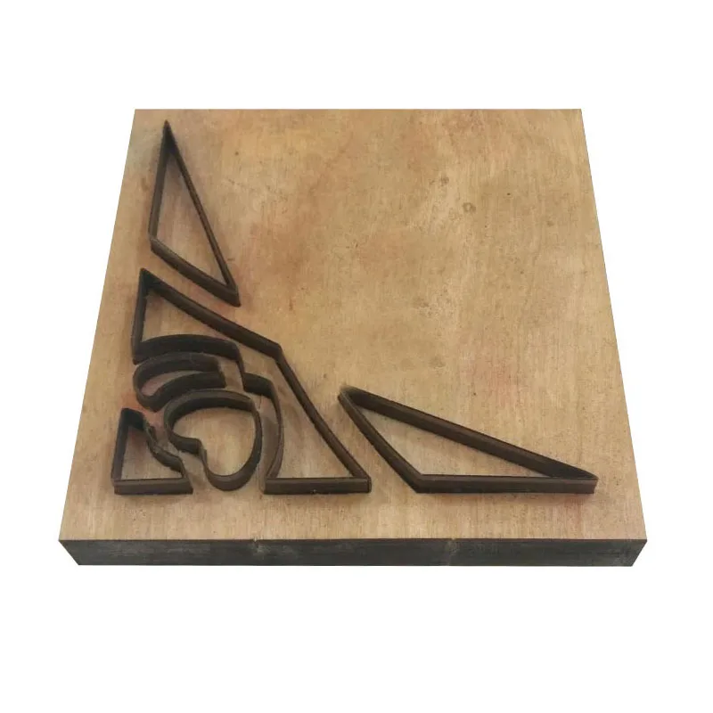 Мезопотамия DIY декоративные цветочные Угловые деревянные формы штампы лазерная