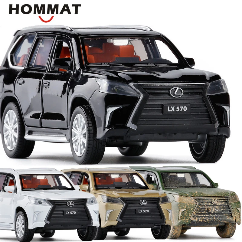 HOMMAT Simulation 1:32 Lexus LX570 Off-road SUV Model Car Vehicle Alloy Diecasts &amp Toy Vehicles Cars Toys For Children |