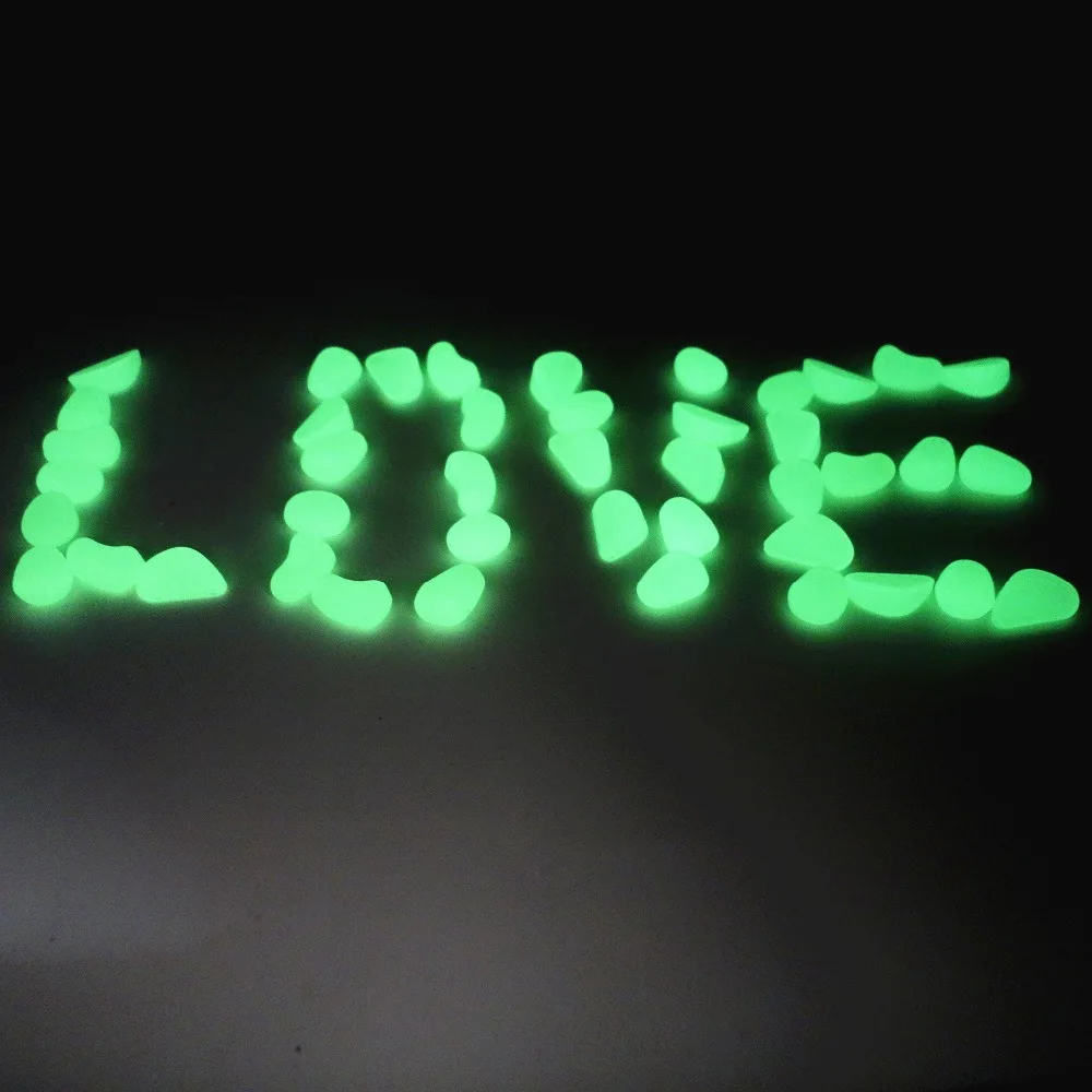 10 шт. светящийся искусственный камешек аквариумный камень для аквариума