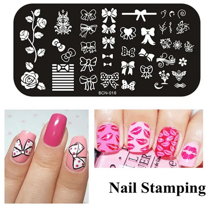 Гель Len ногтей штамповки пластины изображения Марки 1 Сталь Таблички высокое