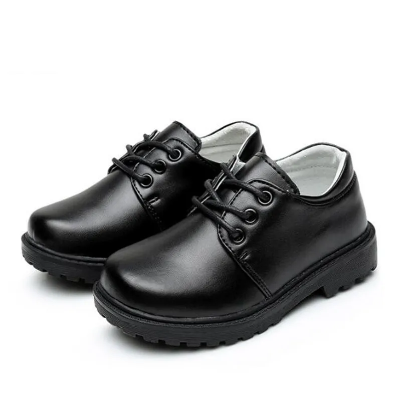 

New Spring/Autumn Children Boys Leather Shoes Dress School Performance Student Baby Toddler Cow Split Kids Moccasins 02A
