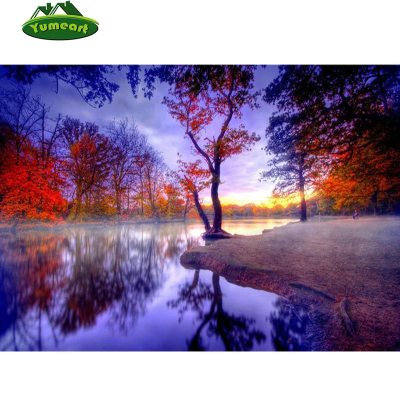 Алмазная 5D картина сделай сам вышивка с пейзажем крестиком набор для мозаики