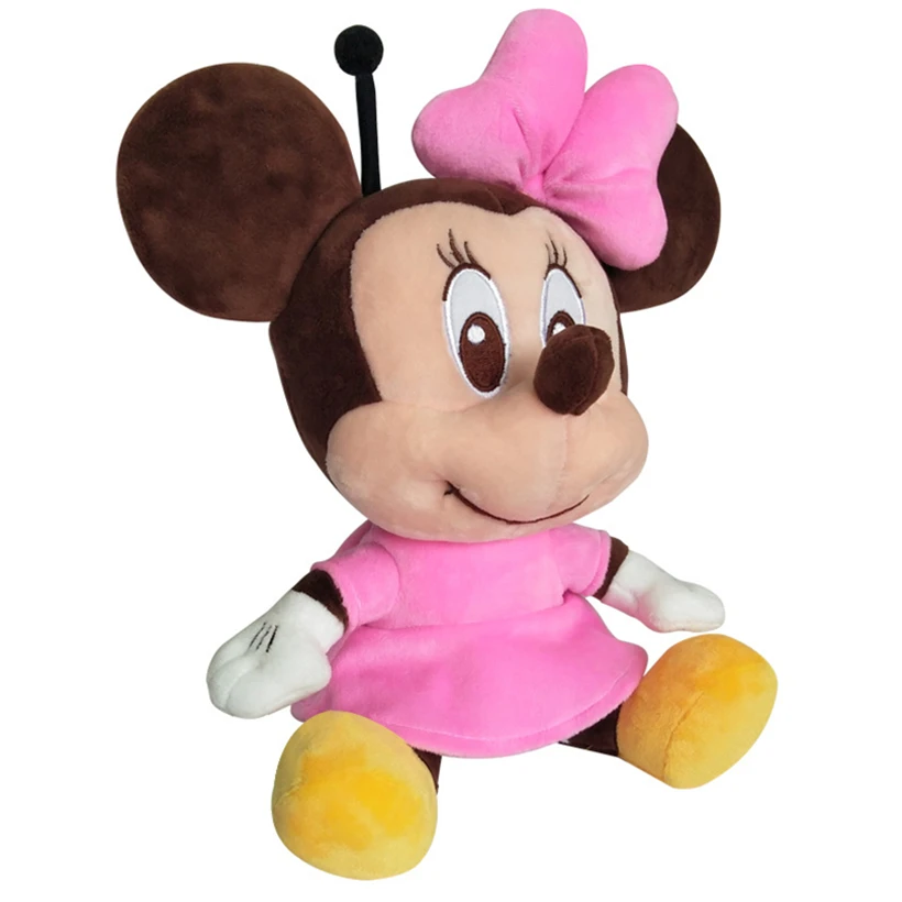 Disney Минни Божья коровка плюшевые куклы 2018 новые 35 см милые заполнены игрушка Pink