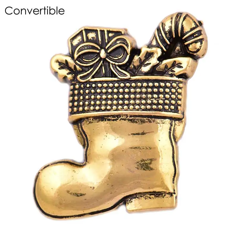 2018 Rivca жемчужная Камея металлические красные рождественские туфли Магнитная