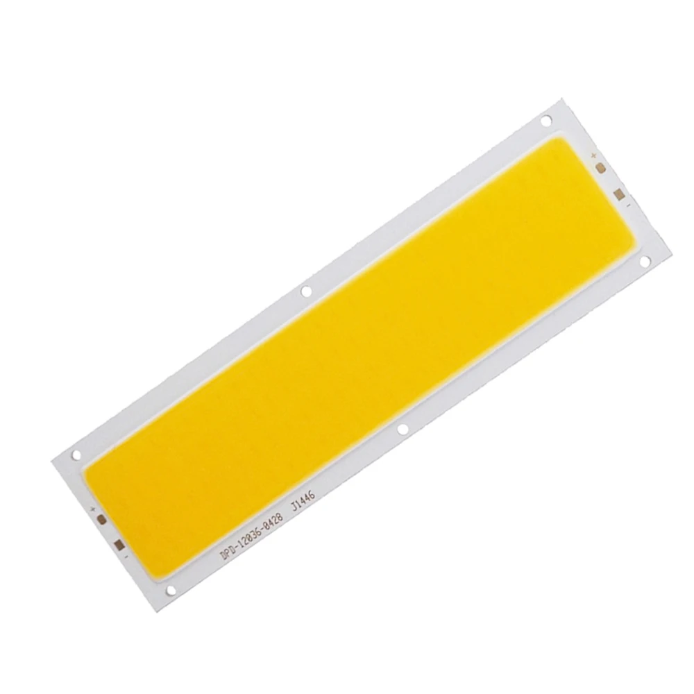

2pcs/lot COB Chip LED Panel Strip Light Source 12V 13V 10W For DIY Car Lamp Source Spotlight White/Warm White JQ