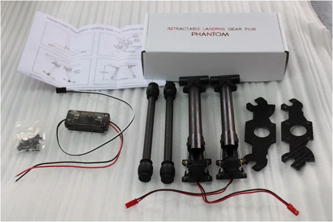 Электрическое шасси с выдвижным цифровым креплением из углеродного волокна для