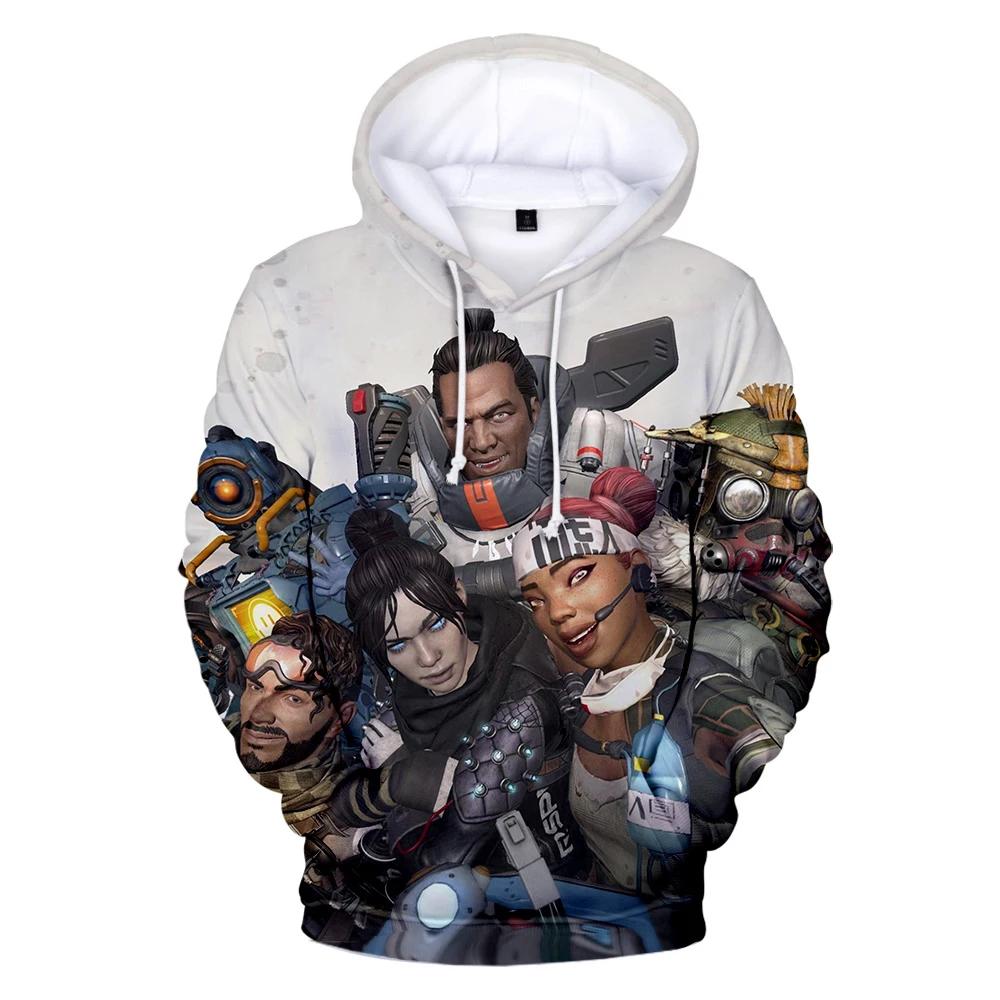 2019 Hot Sale APEX Legends 3D Printed Hoodies Men/Women Fashion Long Sleeve Hooded Sweatshirts Casual Streetwear Sweatshirt 4XL | Мужская