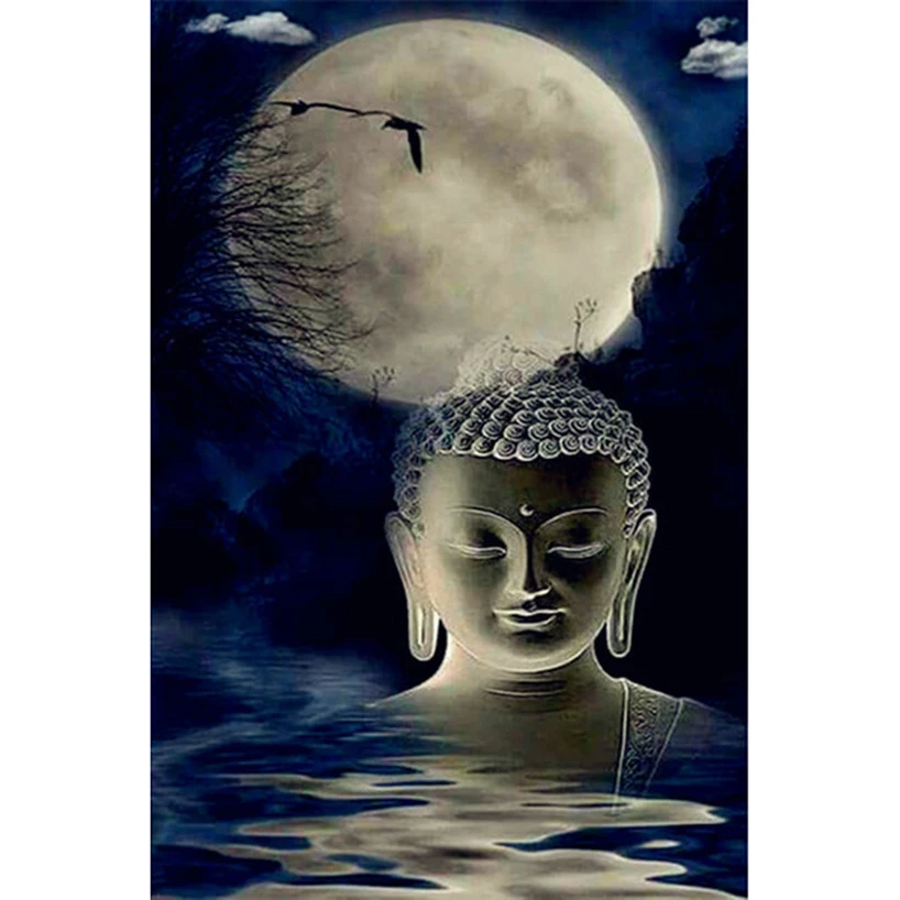 Алмазная живопись 5D сделай сам Набор для вышивки крестиком картина ночного