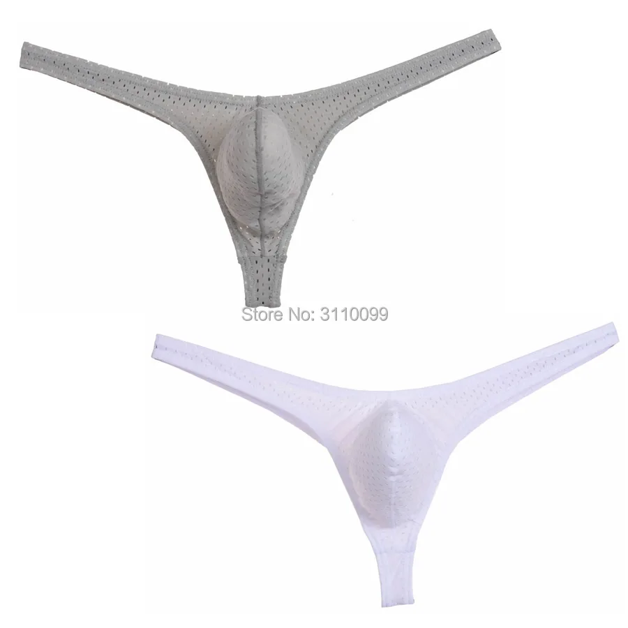 Сексуальные сетчатые дышащие бикини 2 шт./лот сексуальные мужские стринги
