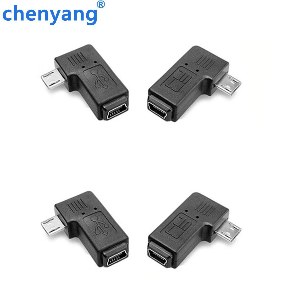90 градусов левый и правый угловой мини USB 5pin гнездо к Micro Мужской | Отзывы и видеообзор