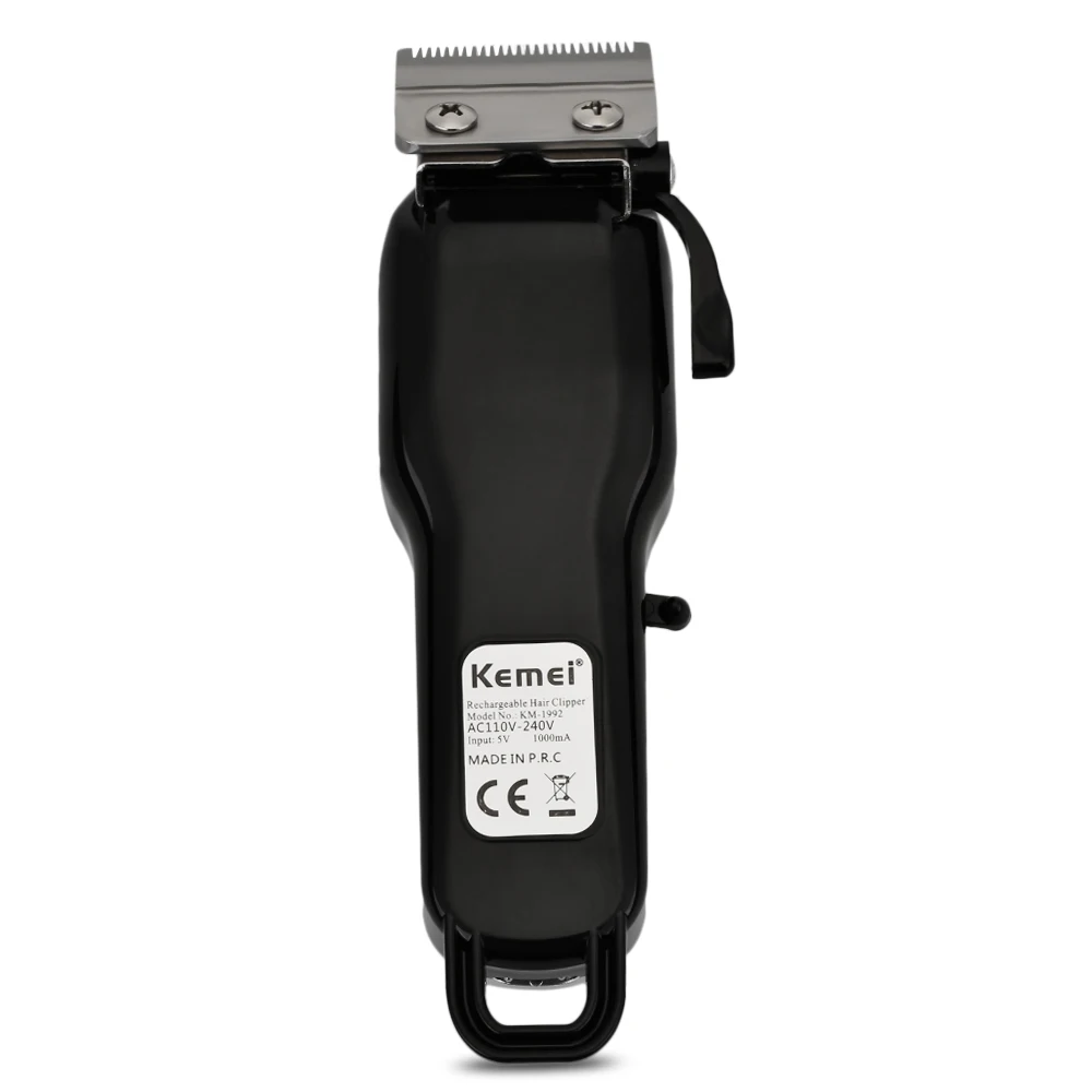 Kemei-1992, мощная электрическая машинка для стрижки волос, перезаряжаемая машинка для стрижки волос с низким уровнем шума, Беспроводная Машинка для стрижки домашних животных
