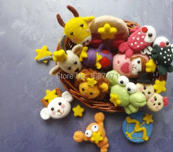 Игловаляние шерсть мериноса Войлок волокно Сделай Сам забавная кукла рукоделие