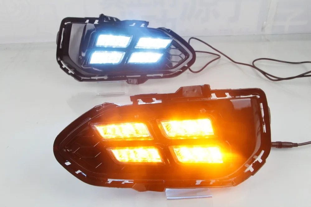 2018 Newest product High quality led Daytime running light For Honda jazz/fit fog lamp |
