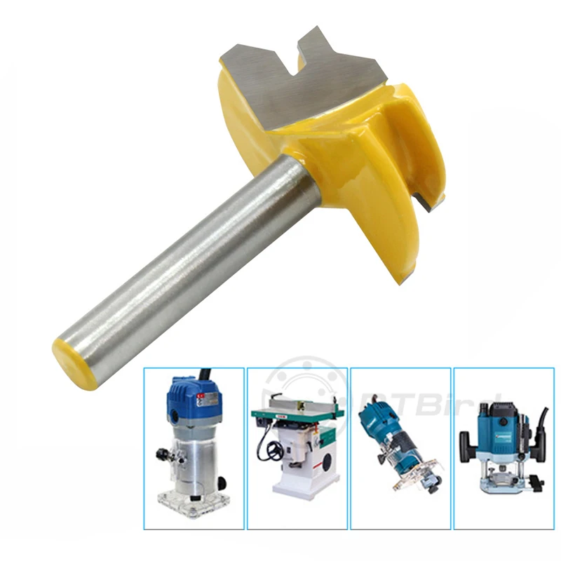 Т образная насадка для фрезерного станка по дереву 45 градусов 1/4 дюйма|Фреза| |