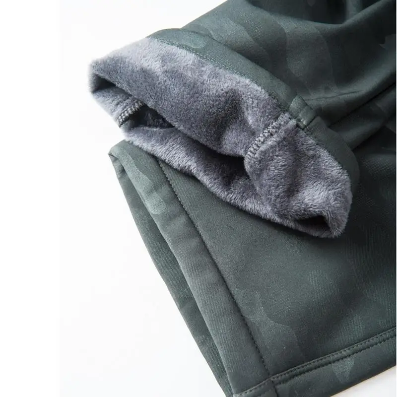 Для мужчин открытый походные кальсоны флис камуфляж Softshell спорт зима кемпинг