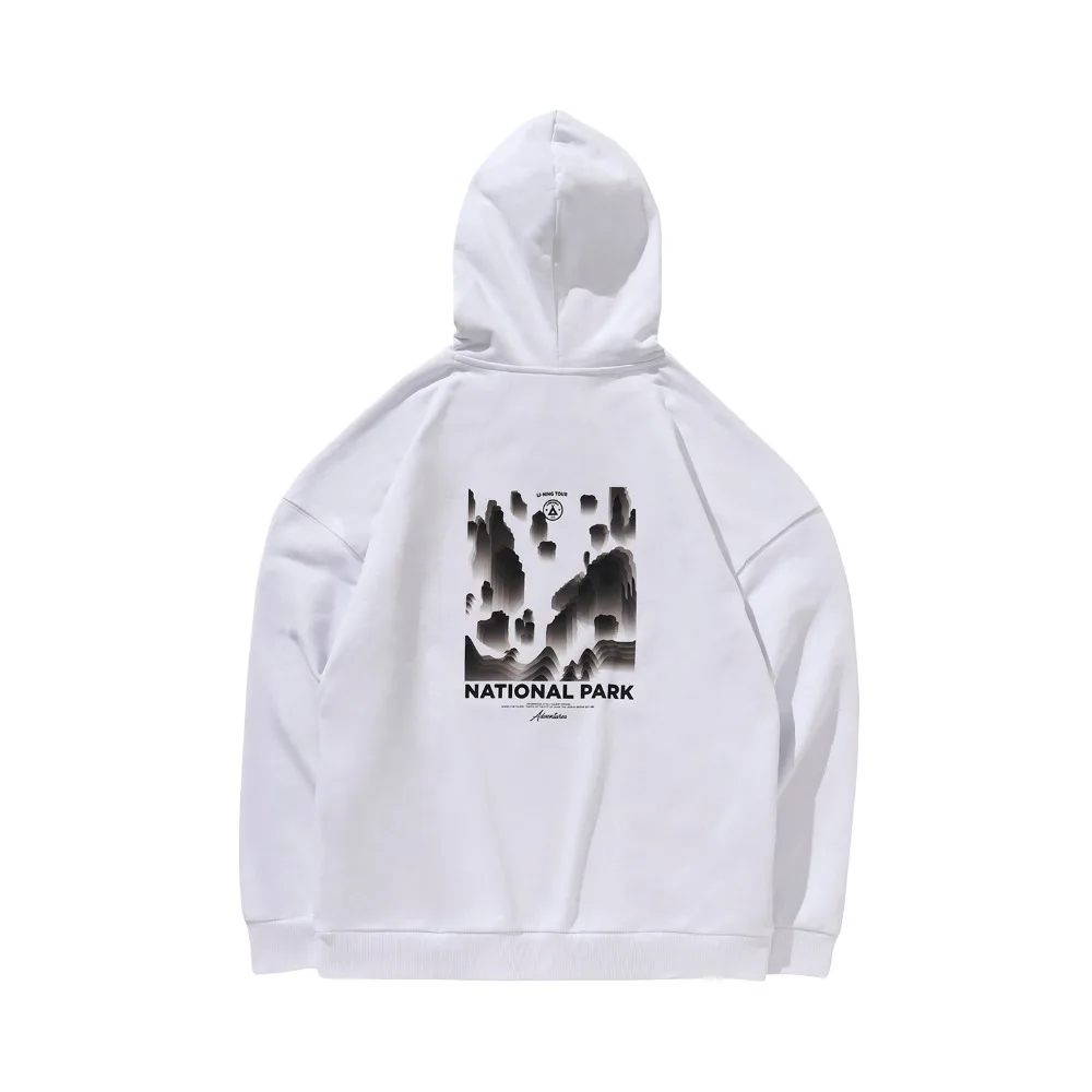 Li-Ning FW мужской спортивный образ жизни Китай Loose Толстовка свободный крой хлопок