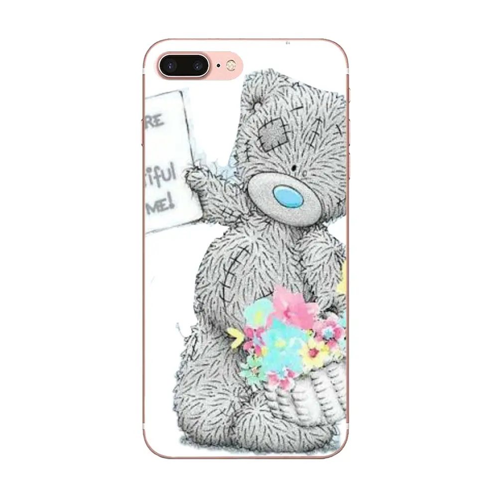 Soft Cases Capa Lovely Teddy Bear Mobile For Samsung Galaxy Note 5 8 9 S3 S4 S5 S6 S7 S8 S9 S10 mini Edge Plus Lite | Мобильные
